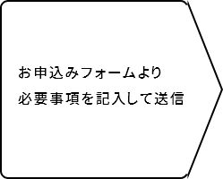 お申込みフォームより必要事項を記入して送信